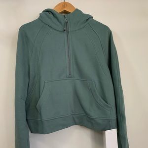 NWT Lululemon Scuba Half Zip Hoodie Tidewater Teal Size M/L